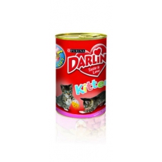 Darling (Дарлінг) Консервований повнораціонний корм для котенят з куркою 400 г